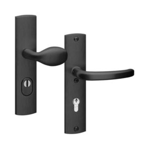 Weekamp Voordeurbeslag met ktb Move/Bow Black