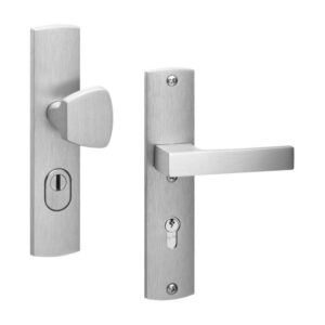 Weekamp Voordeurbeslag met ktb Press/Cube Aluminium