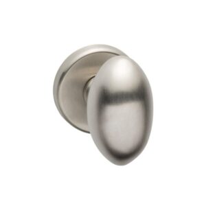 Weekamp voordeur draaiknop Bubble PVD Nickel