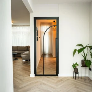 stalen deur met kozijn organisch stijl 1