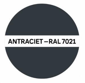 Antraciet RAL7021 (+50,00)