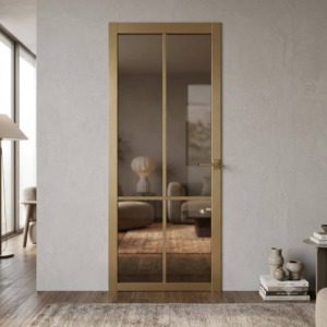 Binnendeur Nero Legno Brescia Tinto Champagne Brons