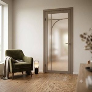 Svedex Nuance NC101 Leem Taupe Mat Glas sfeer