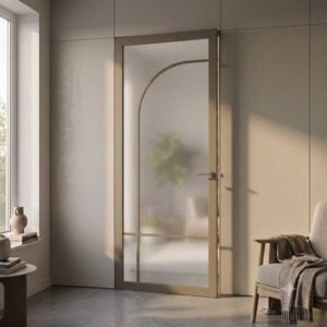 Svedex Nuance NC102 Leem Taupe Mat Glas sfeer