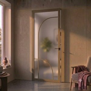Svedex Nuance NC103 Leem Taupe Mat Glas sfeer
