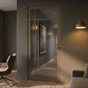 Svedex Nuance NC201 Leem Taupe Rook Glas sfeer